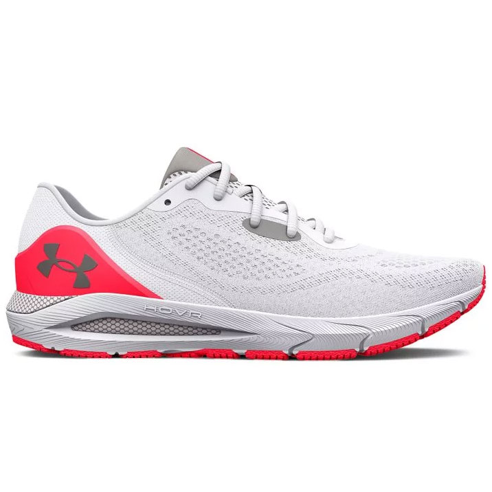 UNDER ARMOUR W HOVR Sonic 5 white/red futócipő